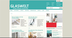 Desktop Screenshot of glaswelt.de