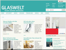 Tablet Screenshot of glaswelt.de